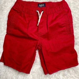 boys red shorts